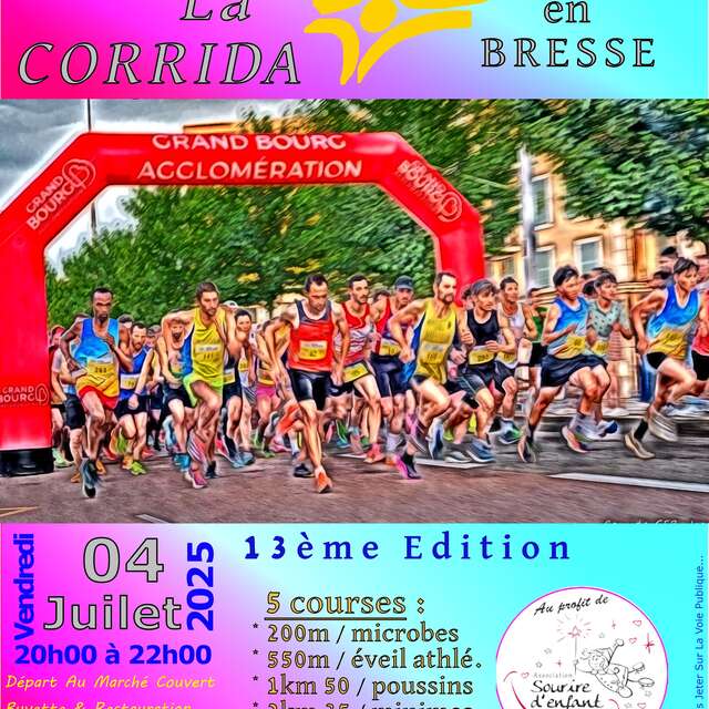 La corrida d'été de Bourg-en-Bresse