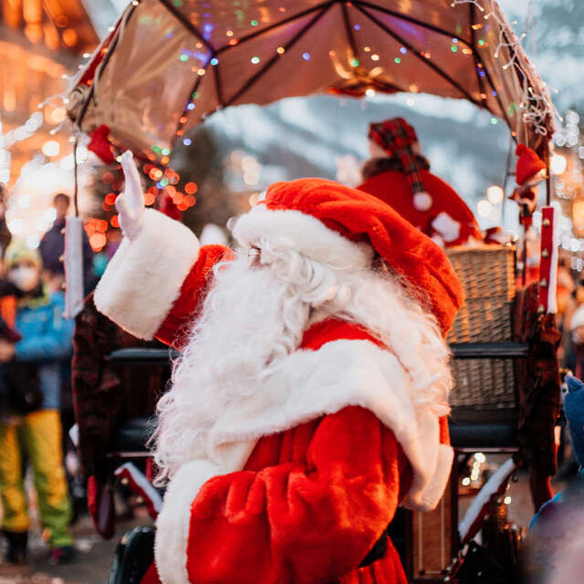 L'arrivée du Père Noël