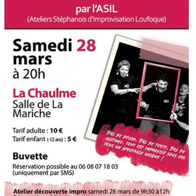 Spectacle d'impro par l'ASIL (Atelier Stéphanois d'Improvisation Loufoque)