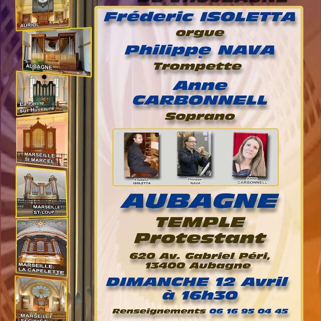 La Route des Orgues de l'Huveaune à Aubagne