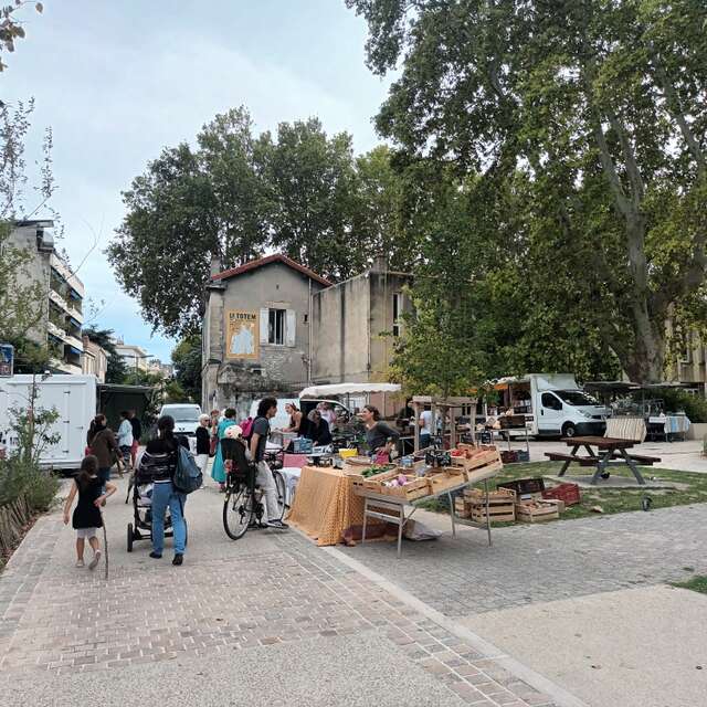 Mercado de la Plaza Indochina
