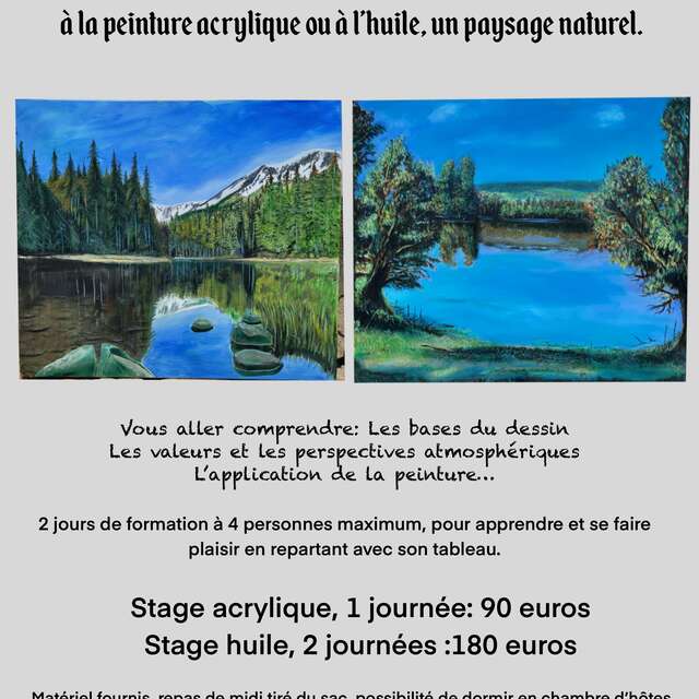 Apprendre les bases de la peinture de paysage
