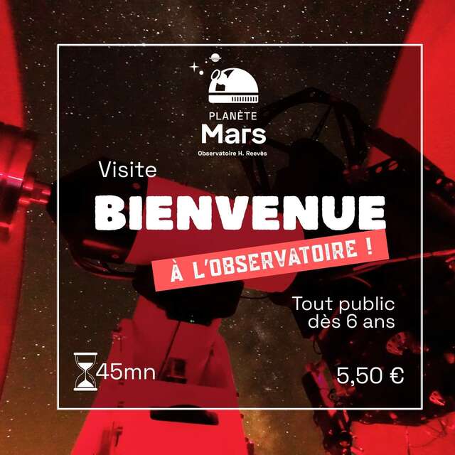 Visite guidée de l'observatoire et de la coupole