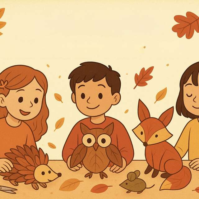Autumn animal craft workshop
