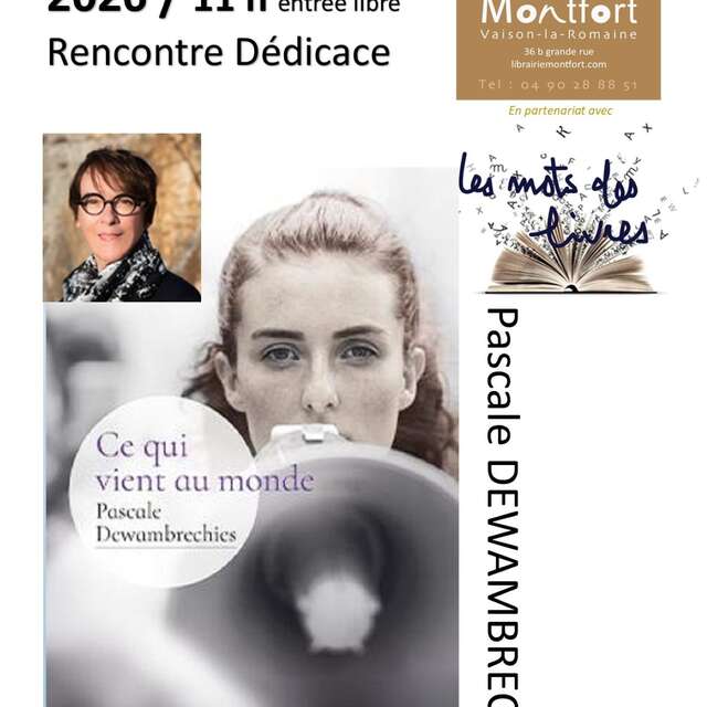 Book signing - Pascale Dewambrechies