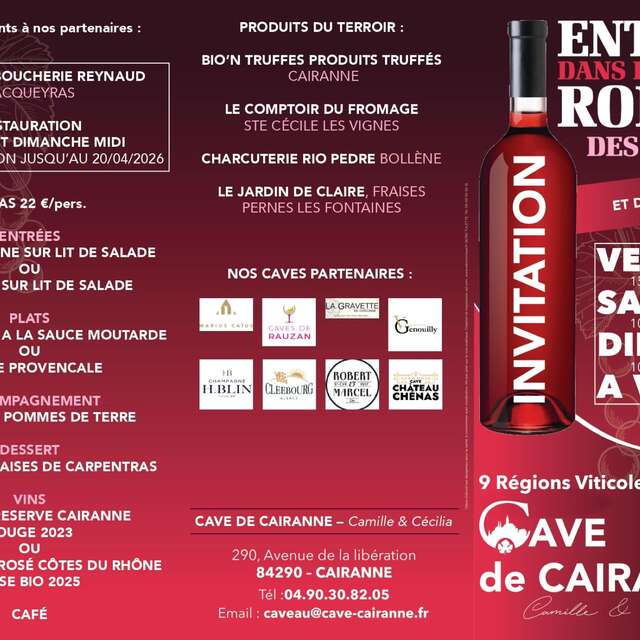 La Ronde des Caves - Cave de Cairanne Camille & Cécilia