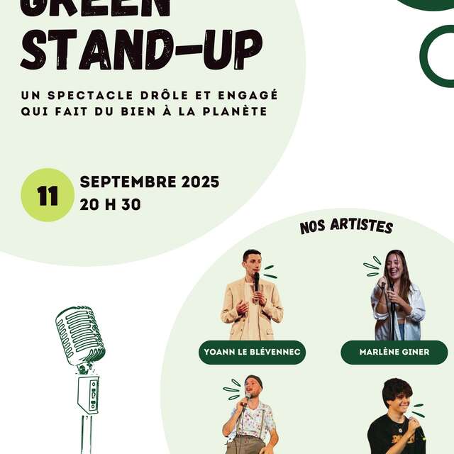 Soirée transition énergétique - Spectacle "Green stand up"