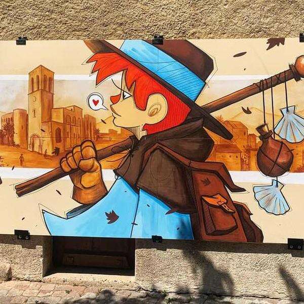 Fresques dans le village