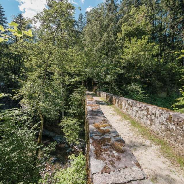 Parcours culturel (jaune) : Troistorrents - Le Pont du Diable - Chenarlier - Le Pas - Troistorrents
