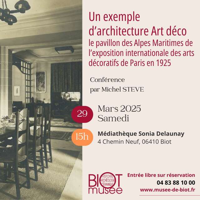 Conférence "Un exemple d’architecture Art déco"
