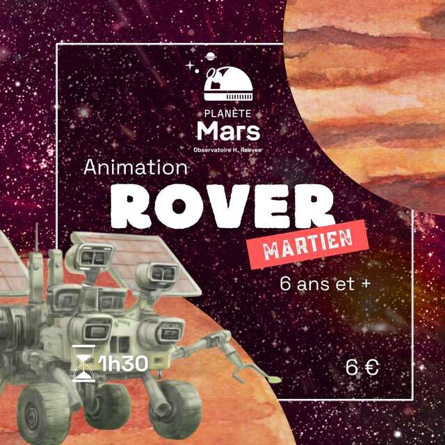 Mission rover martien