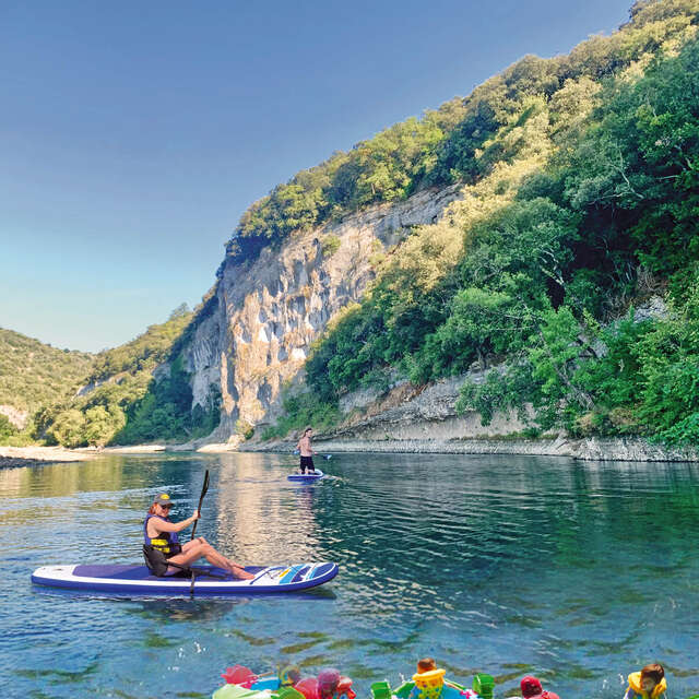 Base nautique Cèze Canoës - Pont du Courau