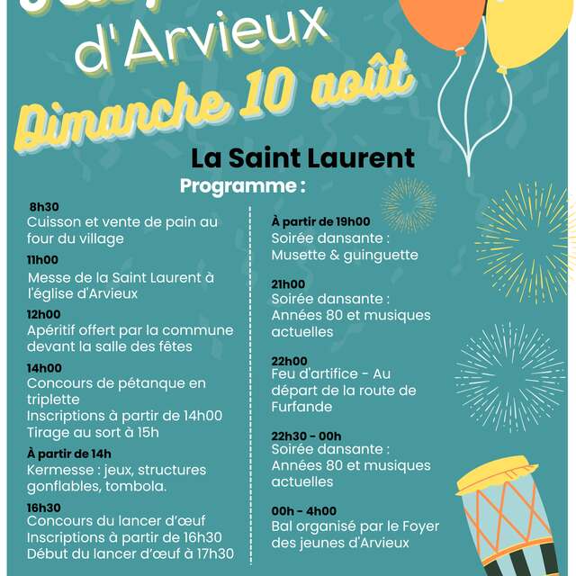 Fête Patronale de la Saint Laurent