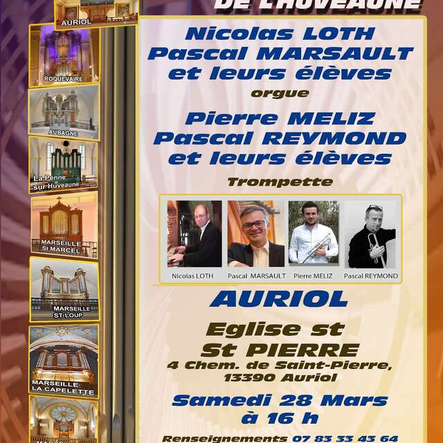 La Route des Orgues de l'Huveaune à Auriol