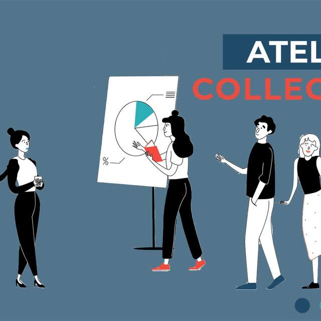 Atelier confection d'un tapis en laine feutrée