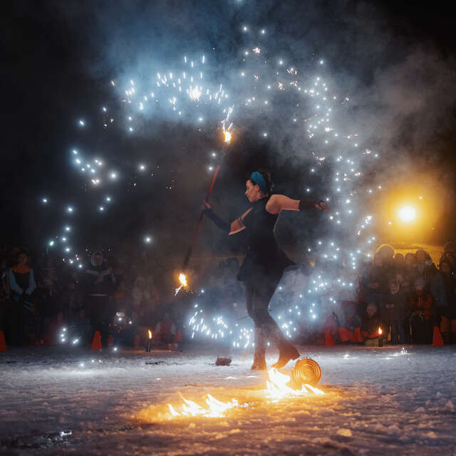 Spectacle de feu - Flammes tribales