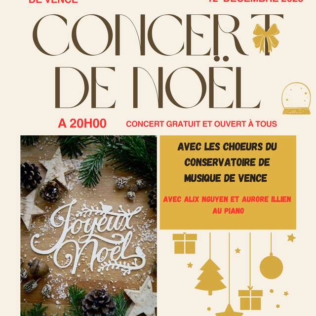 Noël à Vence 2025: Concert du Conservatoire