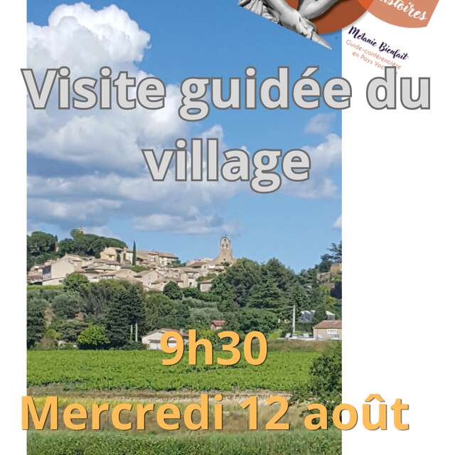 Guided Tour of the Village of Puyméras with Mélanie Bienfait Pas d'Histoires