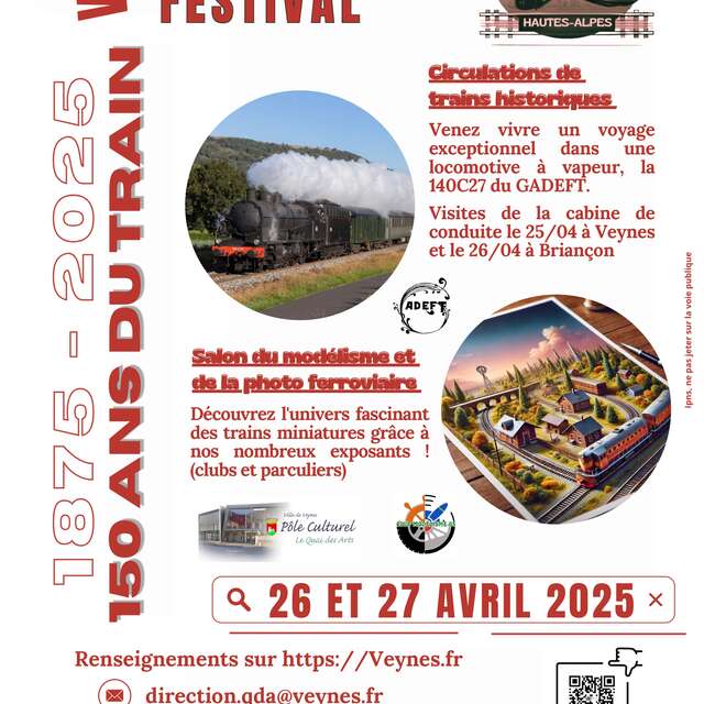 150 ans de l'arrivée du train : salon du modélisme et de la photo ferroviaire