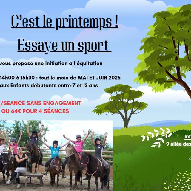 Initiation à l'équitation