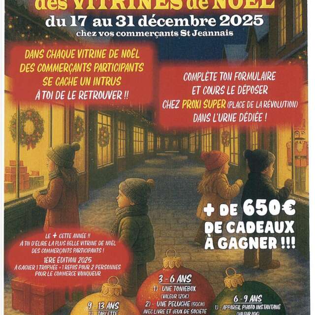 Grand jeu des vitrines de Noël