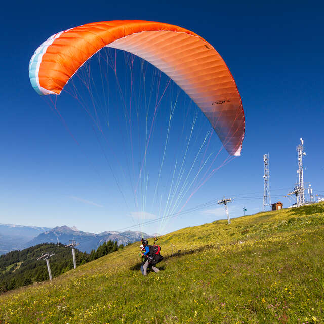 Mont Bisanne take-off