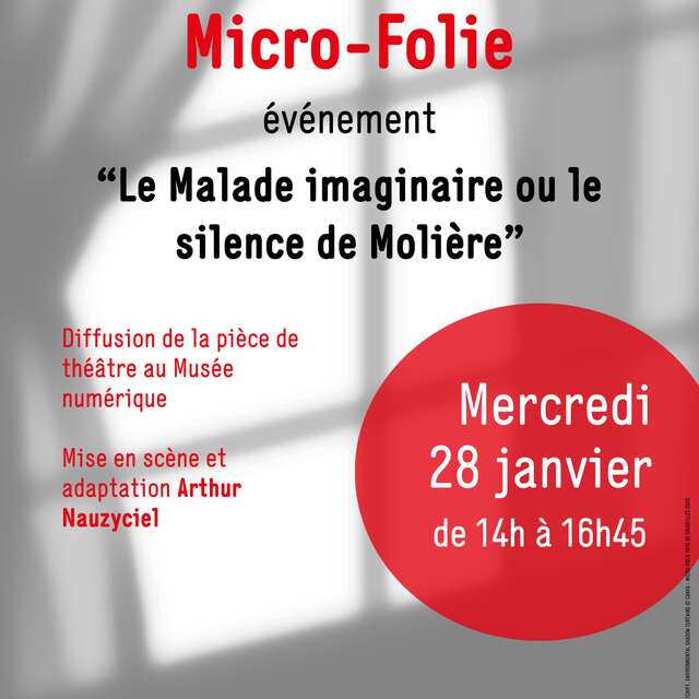 Événement : Diffusion "Le malade imaginaire ou le silence de Molière"