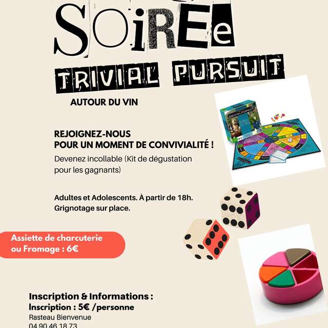 Soirée Trivial Pursuit (autour du Vin)