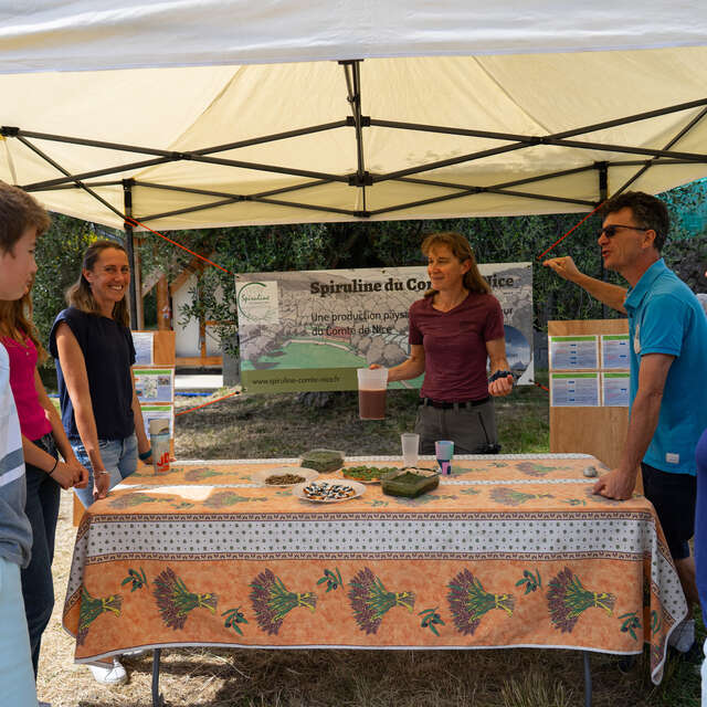 Visite et découverte gustative de la spiruline - Spiruline du Comté de Nice