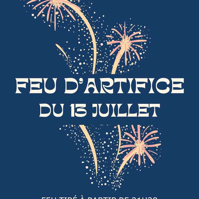 Feu d’artifice et bal