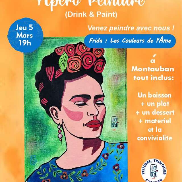 Drink & Paint - Frida: The Colors of the Soul