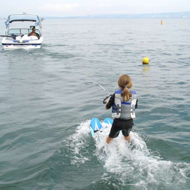 Bi-ski sur le Léman