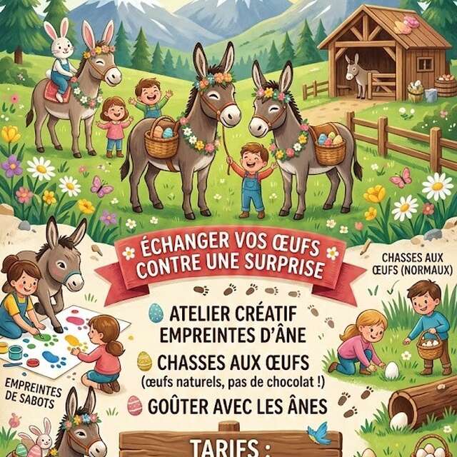 Pâques à l'Asinerie