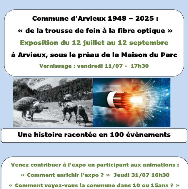 Échange : "Comment enrichir l'exposition Commune d'Arvieux"