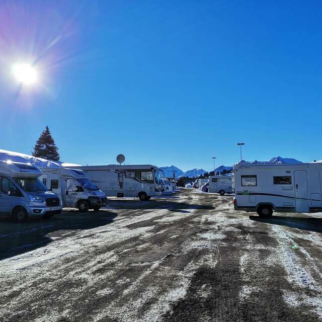Col des Saisies camper van rest area