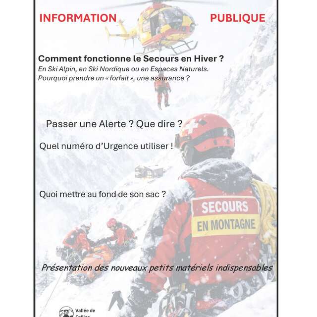 Que faire en cas d'incident en montagne ?