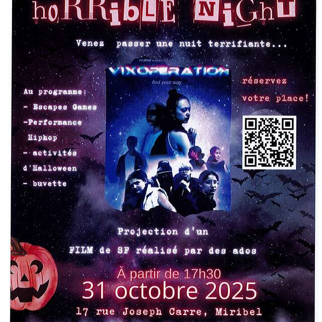 CESAM vous propose de passer "an horrible night" (une nuit terrifiante)