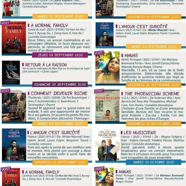 Cinéco, cinéma itinérant en Cévennes - Septembre 2025