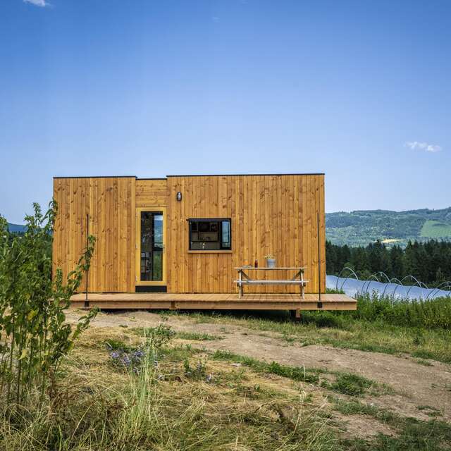 Lodge en bois 2 personnes -le domaine du coq en pat