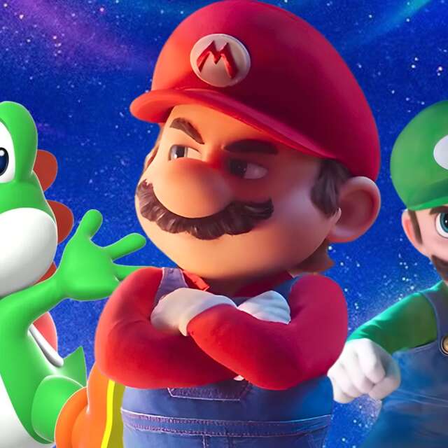 Séance de cinéma "Super Mario Galaxy"