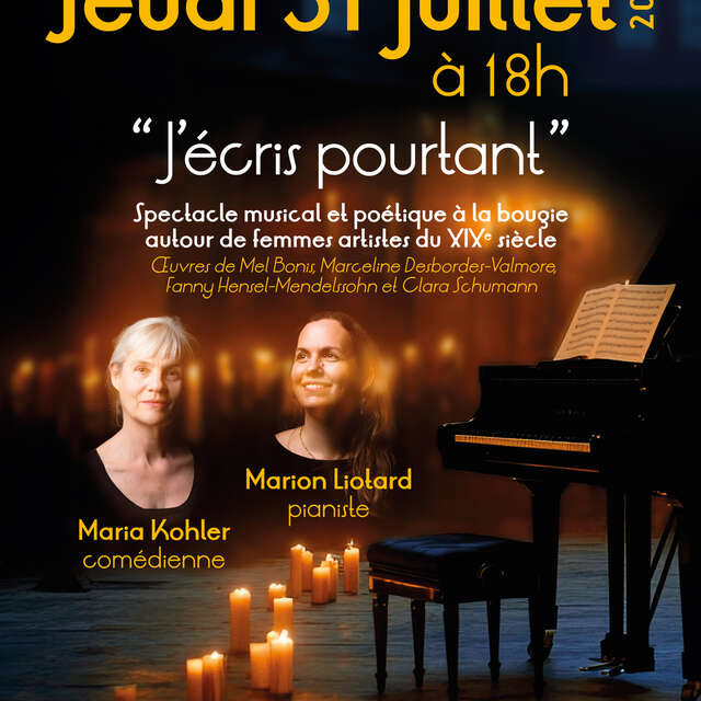 "J'écris pourtant" Spectacle musical et poétique à Saint-Véran
