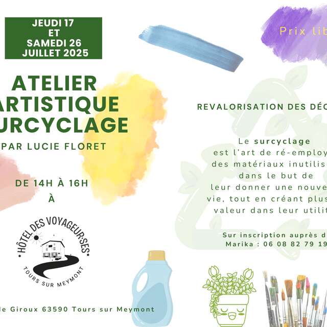 Atelier artistique Surcycling