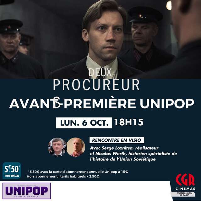 Cinéma - Avant première Unipop - Deux procureurs