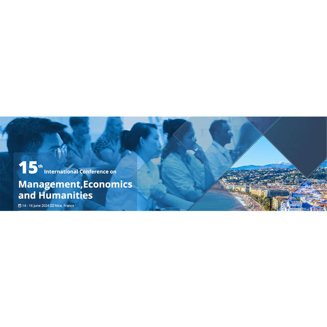15th International Conference on Management, Economics and Humanities