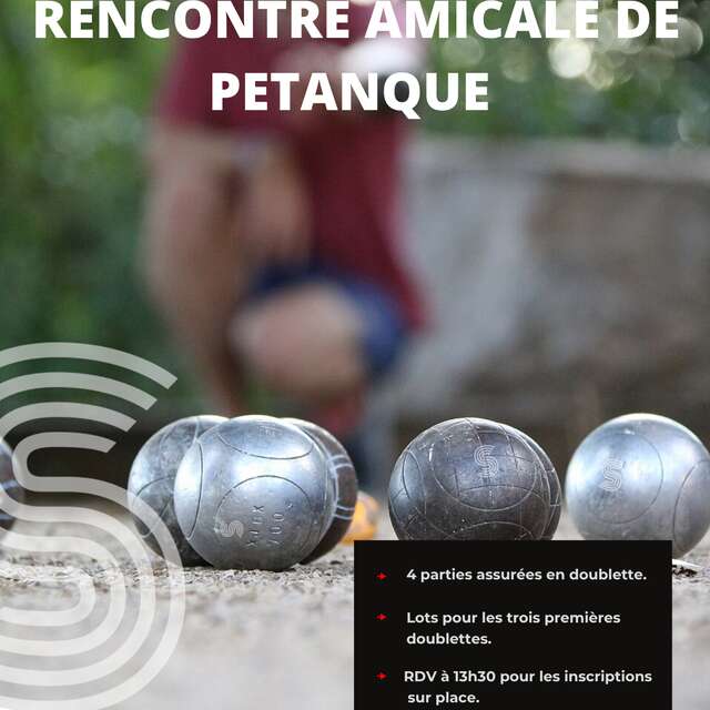 Rencontre amicale de pétanque