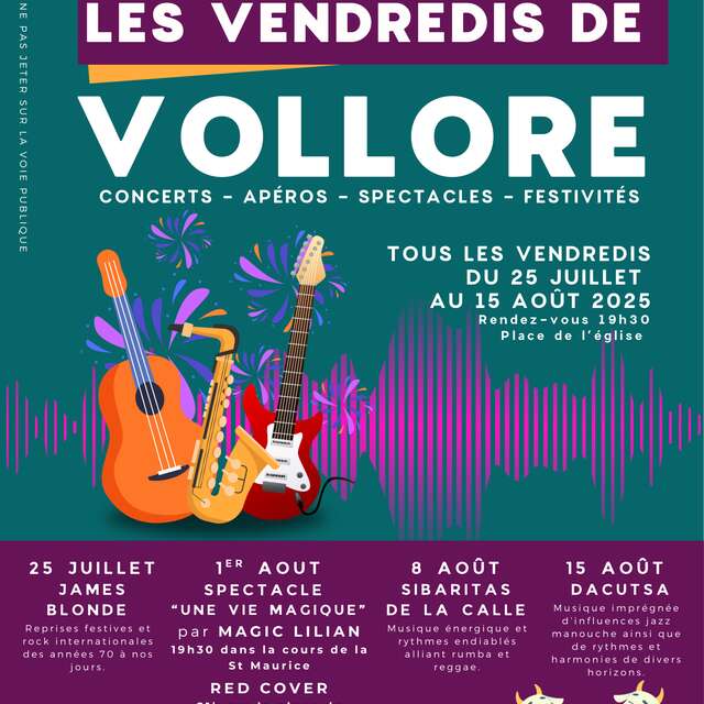 Les vendredis de Vollore