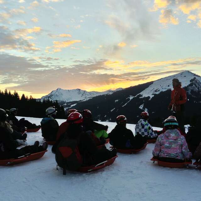 Night sledging with Indiana'Ventures