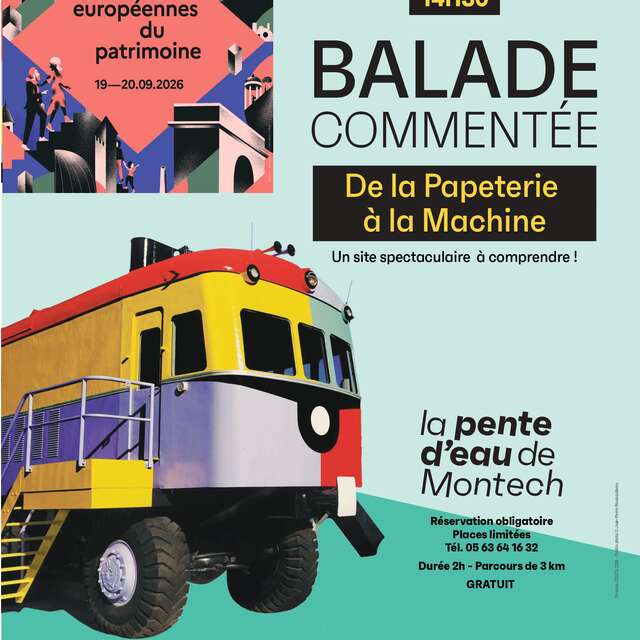 Balade commentée de la Pente d'eau de Montech - Journée du Patrimoine