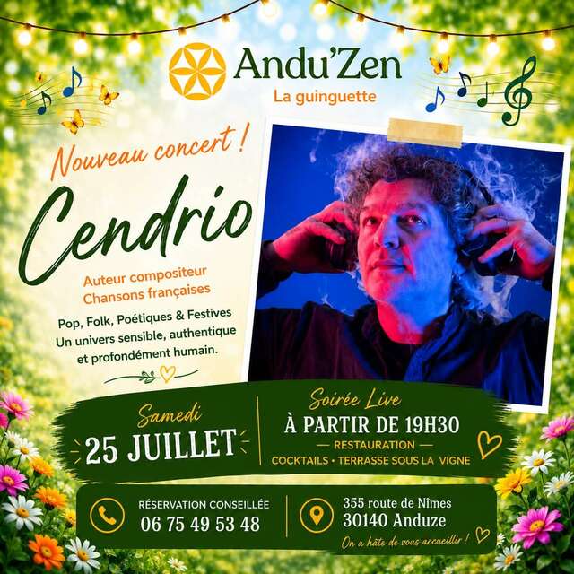 Cendrio en concert