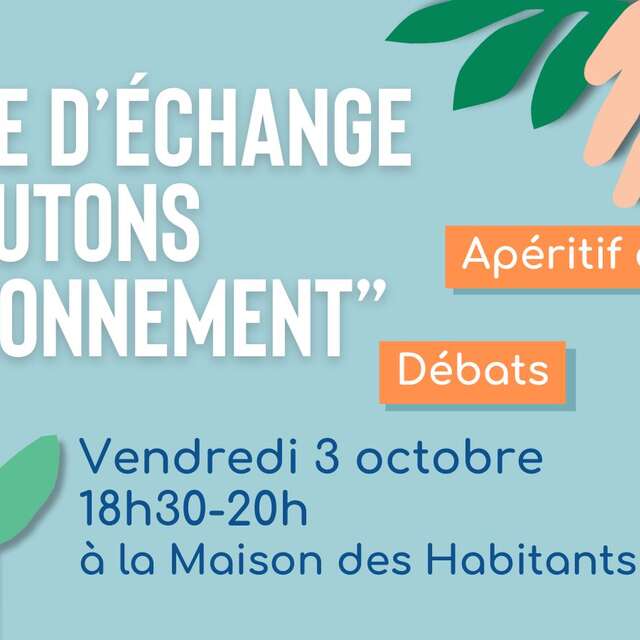 Soirée d'échange "Discutons environnement” - Semaine des MJC en transitions